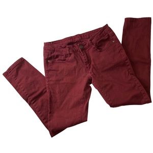 Machine Skinny Jeans Deep Red US size 7
